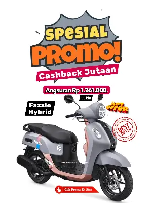 Promo fazzio hybrid 2026, promo yamaha fazzio hybrid makassar 2026, kredit motor yamaha fazzio makassar 2026, Angsuran motor fazzio hybrid makassar 2026.