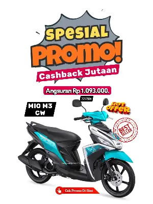 Promo mio m3 2026, promo motor mio m3 makassar 2026, angsuran yamaha mio m3 makassar 2026, promo dp murah mio m3 makassar 2026, cicilan motor mio m3 makassar 2026.