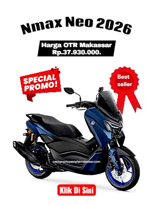 Brosur nmax neo 2026, brosur yamaha nmax neo makassar 2026, harga motor nmax neo makassar 2026, harga dan angsuran nmax makassar 2026.