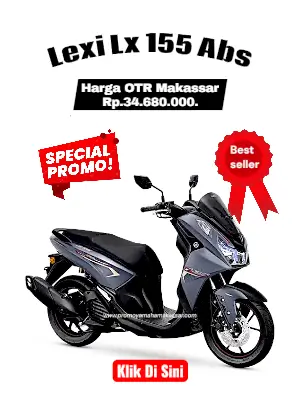 harga lexi lx 155 abs, harga motor lexi lx 155 abs makassar 2026.