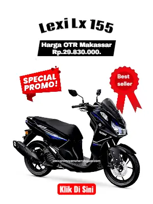 harga lexi lx 155, harga motor lexi lx 155 makassar 2026, brosur yamaha lexi lx 155 makassar 2026, harga dan angsuran motor lexi lx 155 makassar 2026.