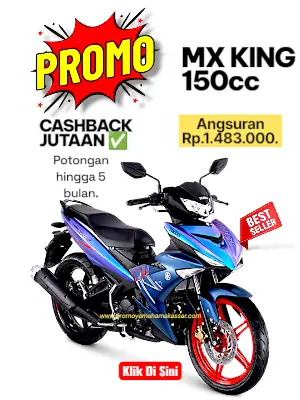 promo mx king 2026, promo yamaha mx king makassar 2026, promo motor mx king 150 makassar 2026, kredit motor mx king makassar 2026, angsuran motor mx king makassar 2026.