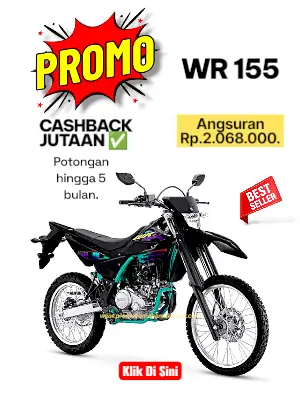 Promo wr 155 tahun 2026, promo yamaha wr155 makassar 2026, promo motor wr 155 makassar 2026, kredit motor wr 155 makassar 2026, cicilan promo motor wr 155 makassar 2026.