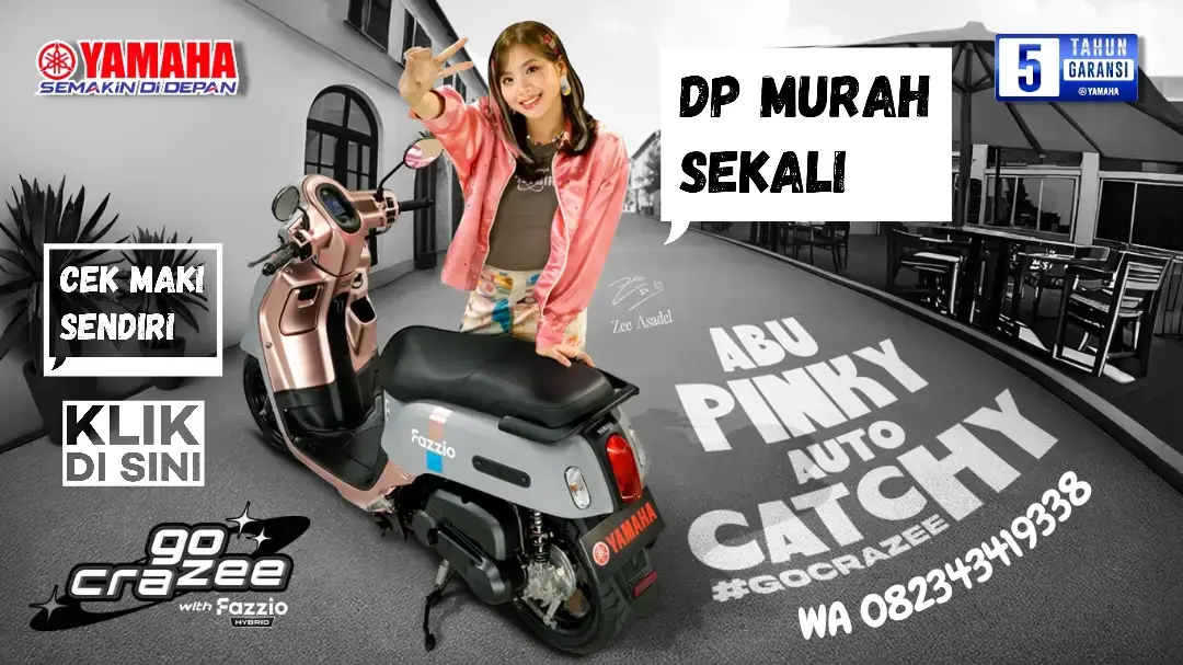 Yamaha fazzio hybrid, harga Yamaha fazzio hybrid makassar 2025, brosur motor fazzio terbaru, harga dan angsuran motor yamaha fazzio Makassar 2025, promo motor yamaha fazzio makassar